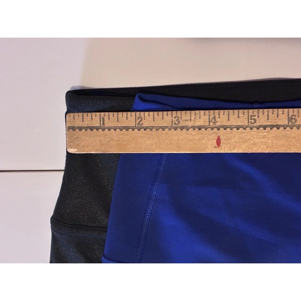 Crz yoga Leggings Sz xs royal Blue Ankle Pilates pockets athletic - Picture 10 of 13